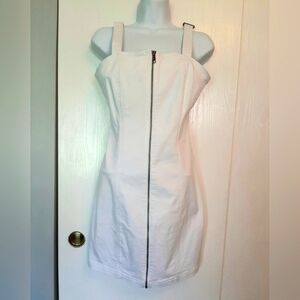 White Denim Jumper, sz M